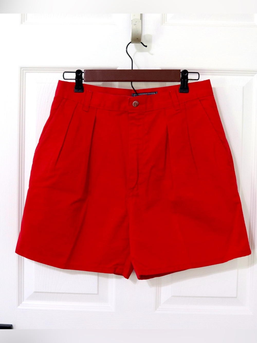Vintage cotton US made baggy Bermuda shorts, Fourth of July, summer, capsule